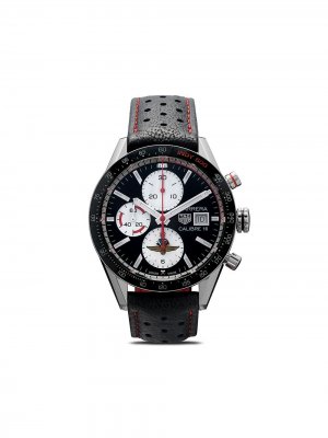 Наручные часы Carrera Indy 500 41 мм TAG Heuer. Цвет: металлик