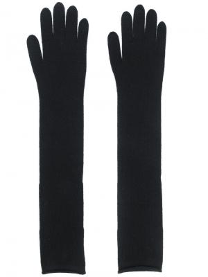 Длинные перчатки Joseph. Цвет: чёрный