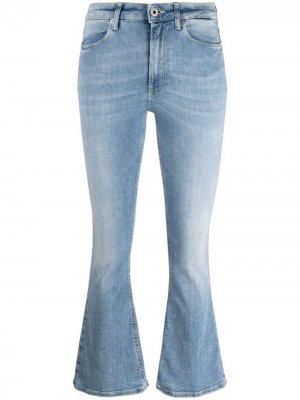 Расклешенные джинсы средней посадки Dondup. Цвет: синий