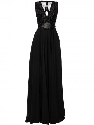 Вечернее платье Saiid Kobeisy. Цвет: черный
