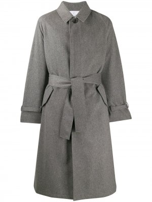 Кашемировый пиджак с рукавами реглан Thom Browne. Цвет: серый