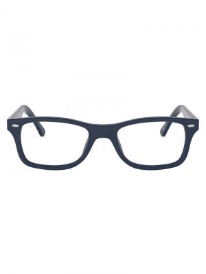 Солнцезащитные очки в квадратной оправе Ray-Ban. Цвет: синий