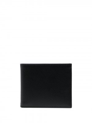 Бумажник с логотипом Corneliani. Цвет: черный