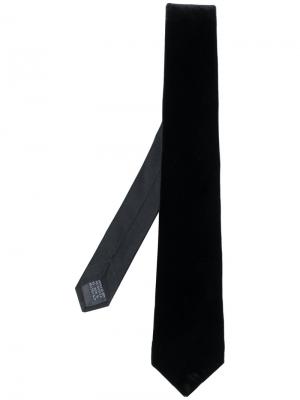 Классический бархатный галстук Lanvin. Цвет: черный