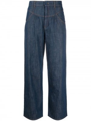 Широкие джинсы с завышенной талией See by Chloé. Цвет: синий