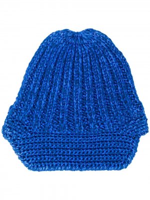 Трикотажная шапка бини Missoni. Цвет: синий