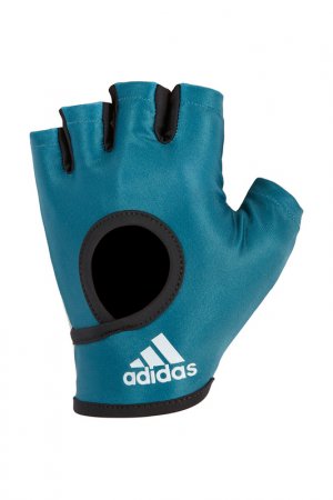 Перчатки для фитнеса ADIDAS. Цвет: синий