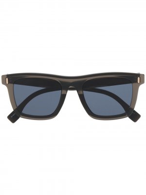 Солнцезащитные очки в квадратной оправе Fendi Eyewear. Цвет: серый