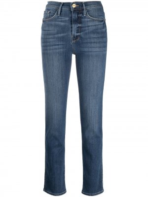Укороченные джинсы FRAME. Цвет: синий