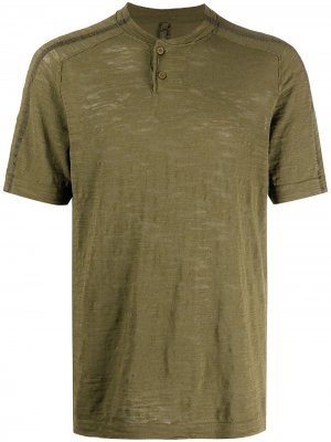 Рубашка поло без воротника Transit. Цвет: зеленый