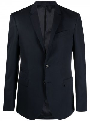Однобортный пиджак Versace. Цвет: синий