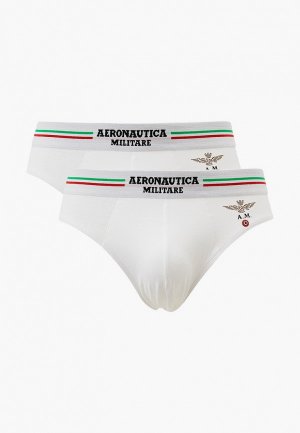 Трусы 2 шт. Aeronautica Militare. Цвет: белый