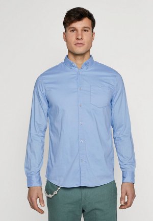 Рубашка Tom Tailor. Цвет: голубой