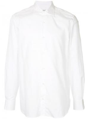 Классическая рубашка Estnation. Цвет: белый