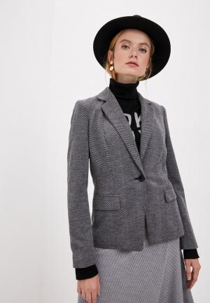 Пиджак DKNY. Цвет: серый