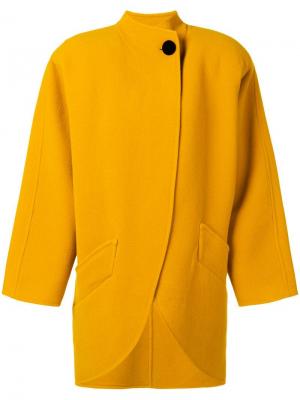 Пальто-кокон Marc Jacobs. Цвет: желтый