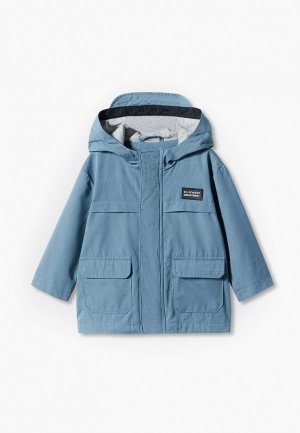 Парка Mango Kids. Цвет: голубой