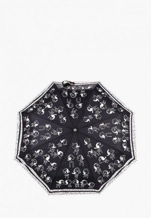 Зонт складной Boutique Moschino. Цвет: черный