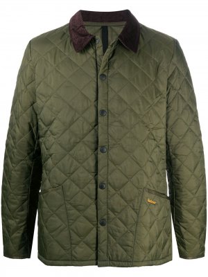 Стеганая куртка Liddesdale Barbour. Цвет: зеленый