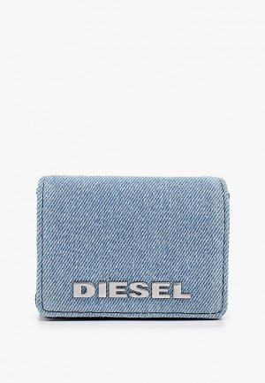 Кошелек Diesel. Цвет: голубой