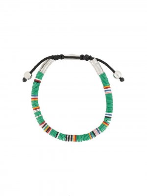 Браслет из бисера Nialaya Jewelry. Цвет: зеленый