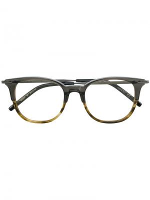 Квадратные очки Tomas Maier Eyewear. Цвет: зеленый