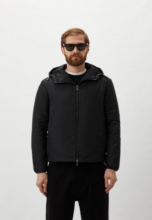 Куртка утепленная Emporio Armani. Цвет: черный