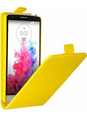 Флип-чехол skinBOX для LG G3 Stylus. Цвет: желтый