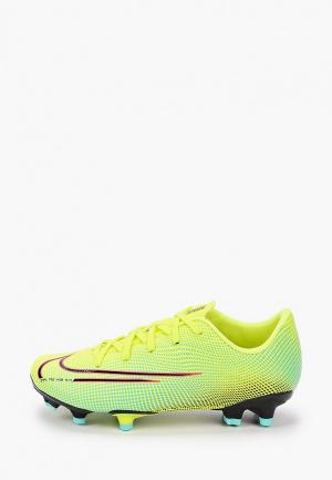 Бутсы Nike. Цвет: желтый