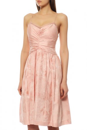 Платье BADGLEY MISCHKA. Цвет: розовый