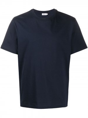 Однотонная футболка с круглым вырезом Filippa K. Цвет: синий