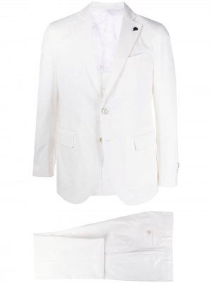 Однобортный пиджак Gabriele Pasini. Цвет: белый