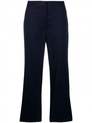 Укороченные брюки прямого кроя Stella McCartney. Цвет: синий