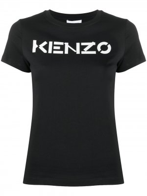Футболка с логотипом Kenzo. Цвет: черный
