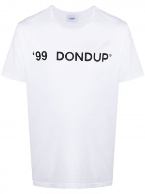 Футболка с логотипом Dondup. Цвет: белый