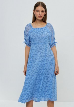 Платье Zarina. Цвет: голубой
